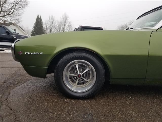 1967 Green Pontiac Firebird CONVERTIBLE