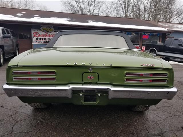 1967 Green Pontiac Firebird CONVERTIBLE