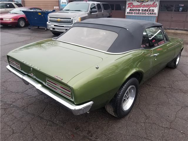 1967 Green Pontiac Firebird CONVERTIBLE