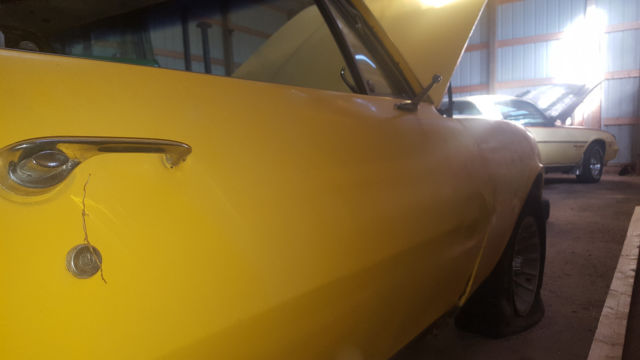 1967 Yellow Pontiac Firebird Coupe