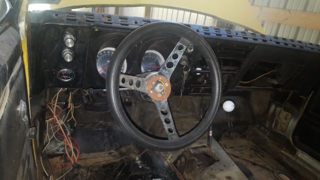 1967 Yellow Pontiac Firebird Coupe