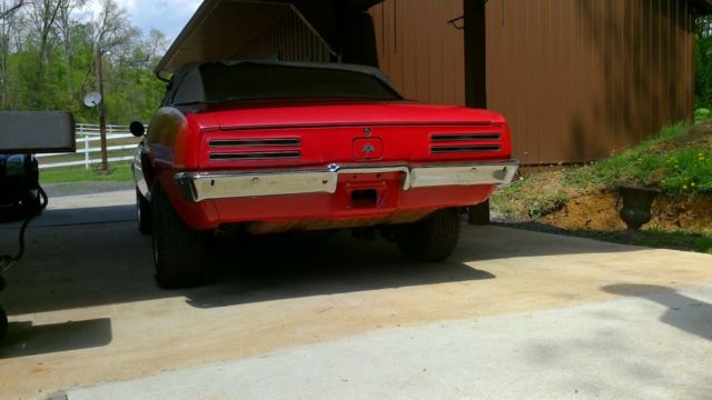 1967 Red Pontiac Firebird Coupe