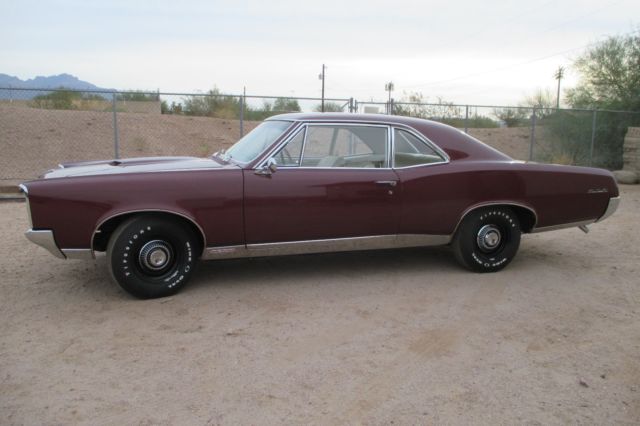 1967 Burgundy Pontiac GTO