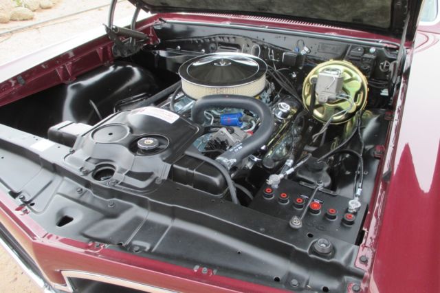 1967 Burgundy Pontiac GTO