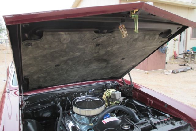 1967 Burgundy Pontiac GTO