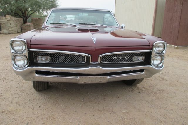 1967 Burgundy Pontiac GTO