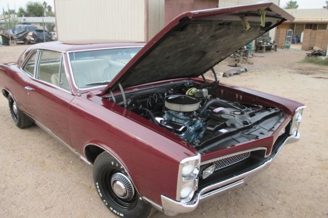 1967 Burgundy Pontiac GTO