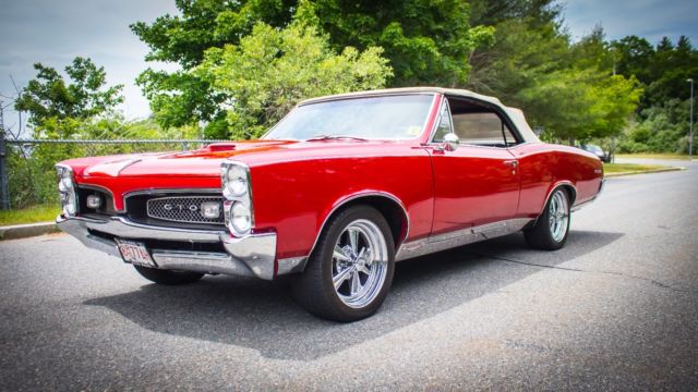 1967 Red Pontiac GTO