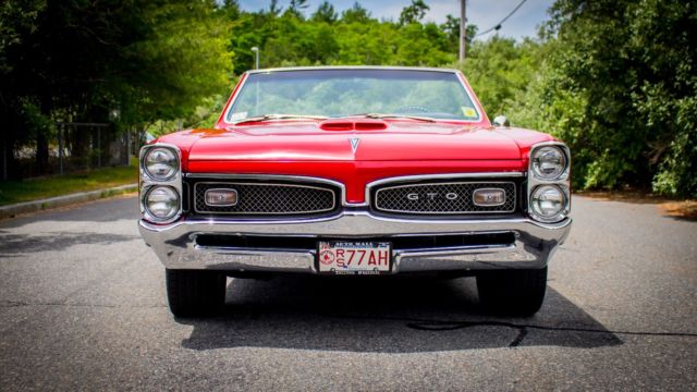 1967 Red Pontiac GTO