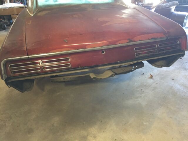 1967 Burgundy Pontiac GTO 2 Door Hardtop