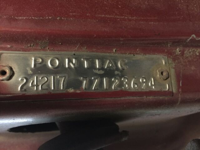 1967 Burgundy Pontiac GTO 2 Door Hardtop