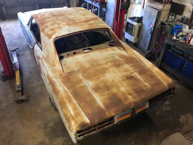 1967 Blue Pontiac GTO Hard top