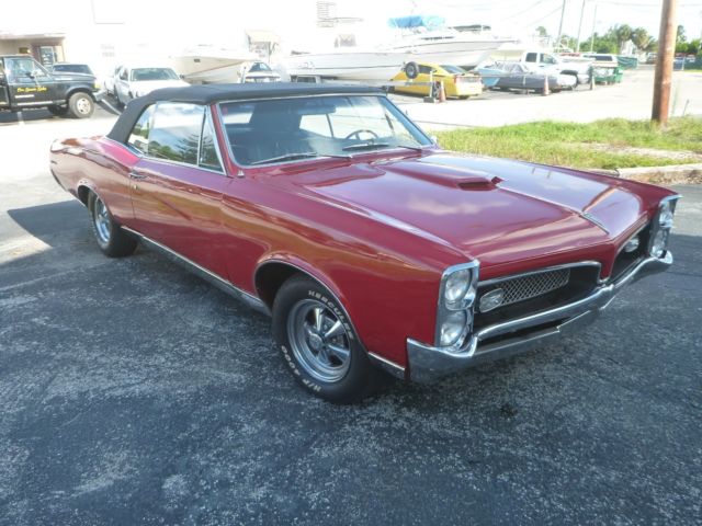 1967 Red Pontiac GTO Convertible
