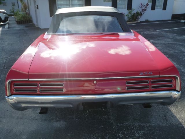 1967 Red Pontiac GTO Convertible