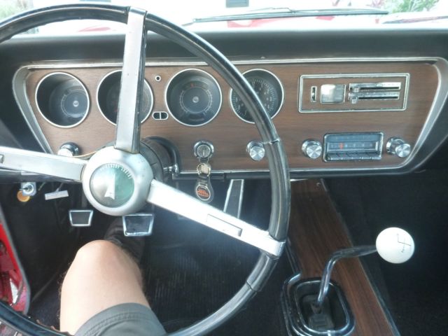 1967 Red Pontiac GTO Convertible