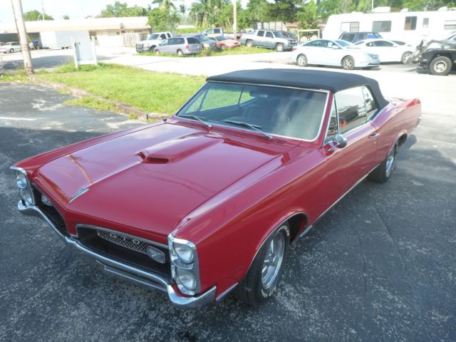 1967 Red Pontiac GTO Convertible