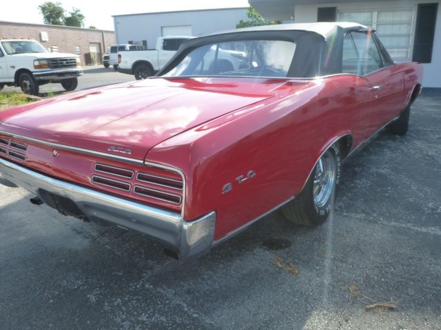1967 Red Pontiac GTO Convertible