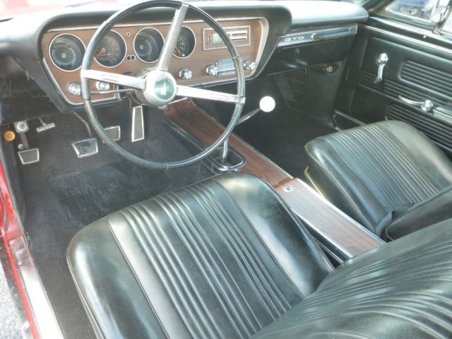 1967 Red Pontiac GTO Convertible