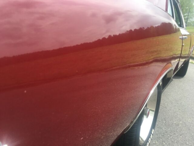 1967 Burgundy Pontiac GTO Coupe