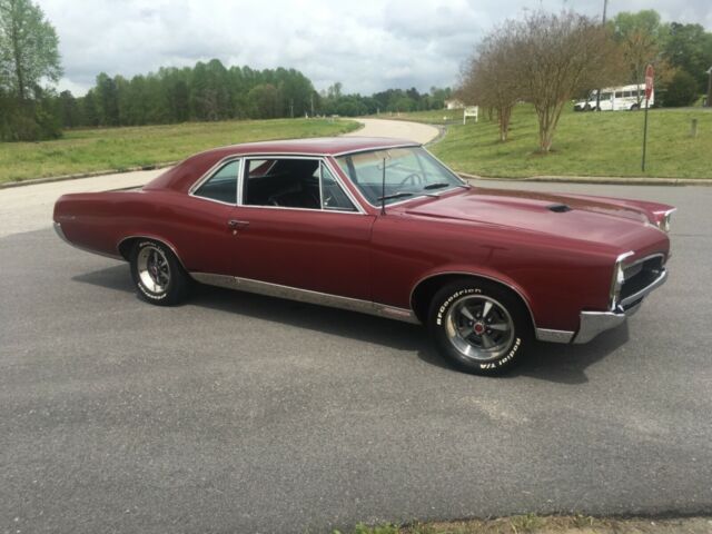 1967 Burgundy Pontiac GTO Coupe