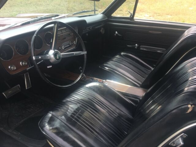 1967 Burgundy Pontiac GTO Coupe