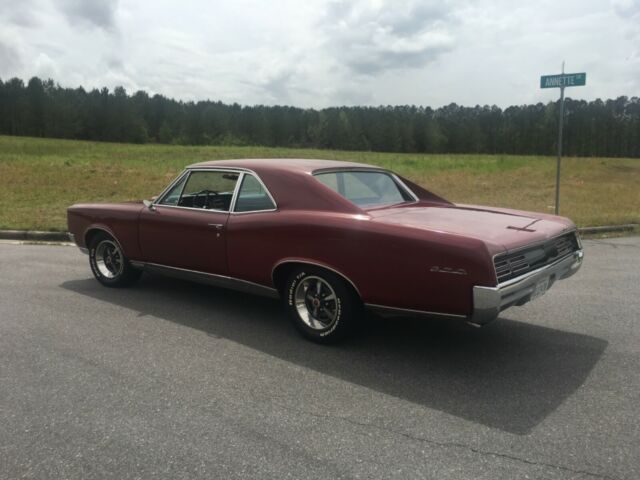 1967 Burgundy Pontiac GTO Coupe
