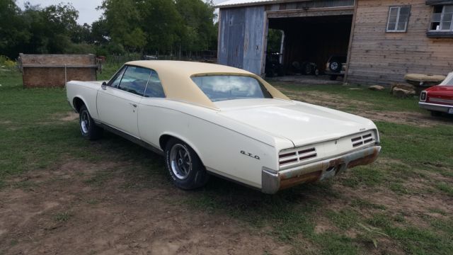 1967 White Pontiac GTO Coupe