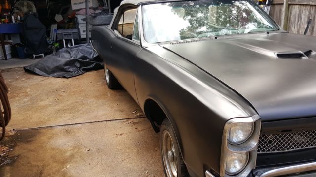 1967 Black Pontiac GTO Convertible