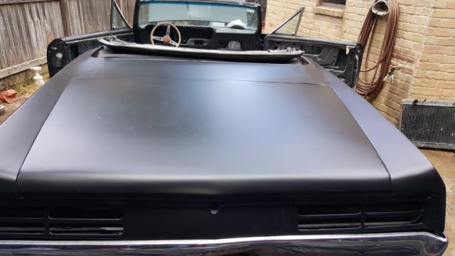 1967 Black Pontiac GTO Convertible