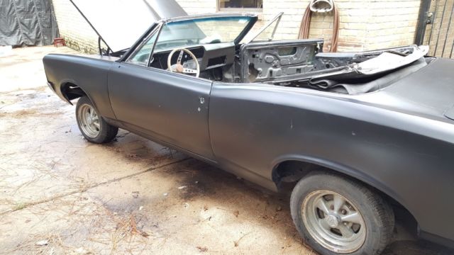 1967 Black Pontiac GTO Convertible