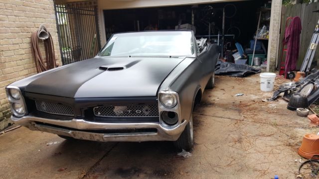 1967 Black Pontiac GTO Convertible