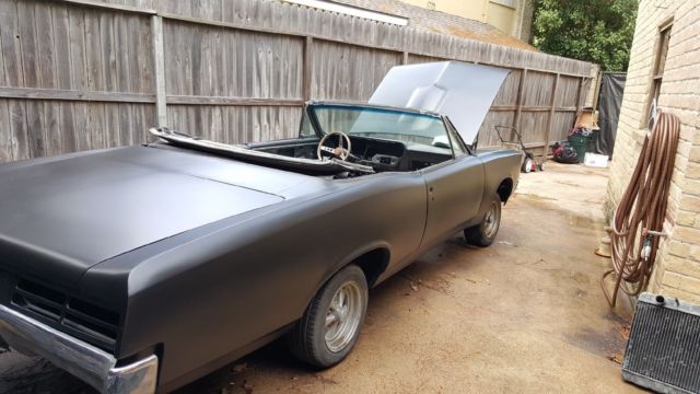 1967 Black Pontiac GTO Convertible