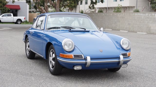1967 Blue Porsche 911 Coupe