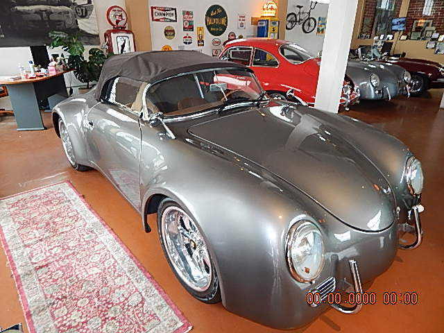 1967 Silver Porsche 356 Convertible