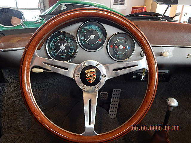 1967 Silver Porsche 356 Convertible