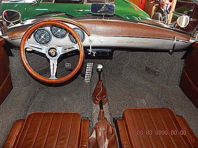 1967 Silver Porsche 356 Convertible