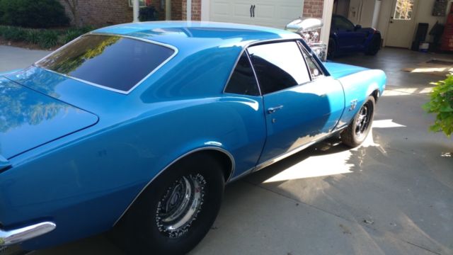 1967 Blue Chevrolet Camaro Coupe