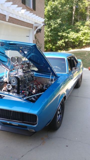 1967 Blue Chevrolet Camaro Coupe