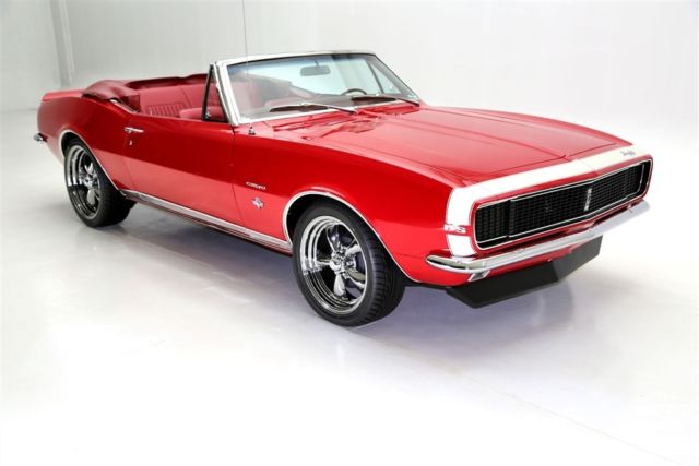1967 Red Chevrolet Camaro Convertible