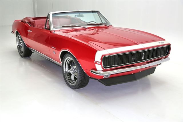 1967 Red Chevrolet Camaro Convertible