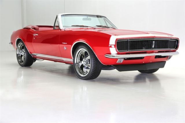1967 Red Chevrolet Camaro Convertible