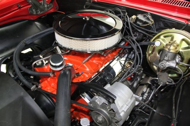 1967 Red Chevrolet Camaro Convertible