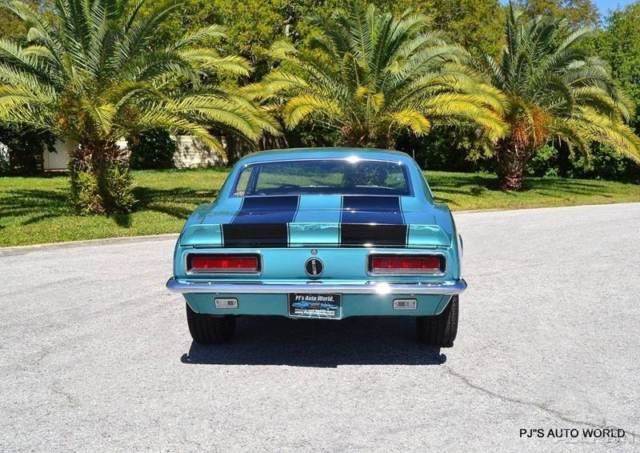 1967 Blue Chevrolet Camaro