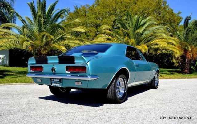 1967 Blue Chevrolet Camaro