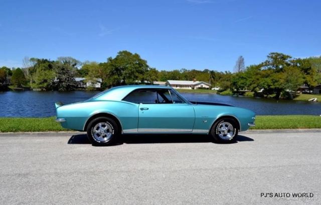 1967 Blue Chevrolet Camaro