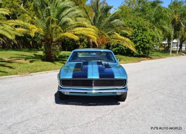 1967 Blue Chevrolet Camaro