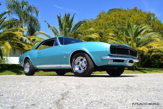 1967 Blue Chevrolet Camaro