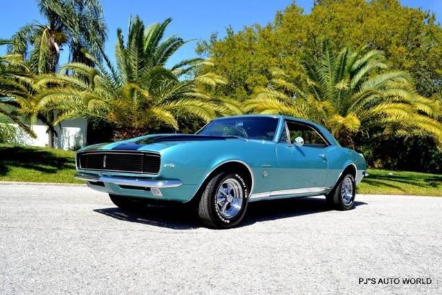 1967 Blue Chevrolet Camaro