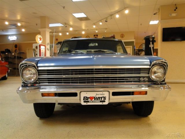 1967 Blue Chevrolet Nova