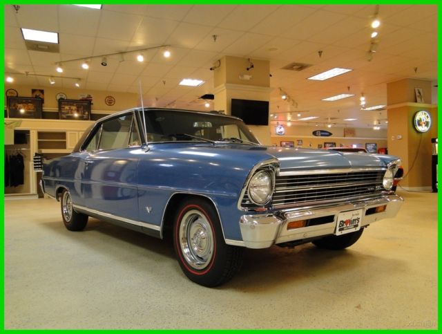 1967 Blue Chevrolet Nova